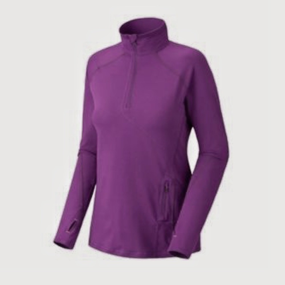 MOUNTAIN HARDWEAR Butter Zippity Half Zip Pullover - Women's - Purple